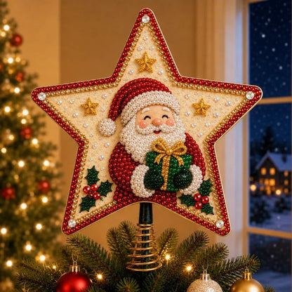 DIY Kerstboompiek Kit - Parel-en Diamantkunst
