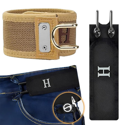 Tactische metalen haak elastische riem (unisex) Onzichtbaar ontwerp zonder gesp
