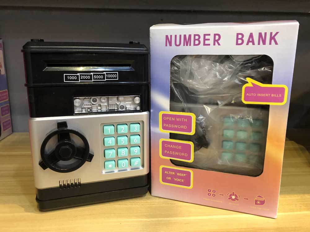 Mini elektronische geldautomaat met pincode