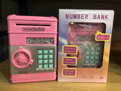 Mini elektronische geldautomaat met pincode