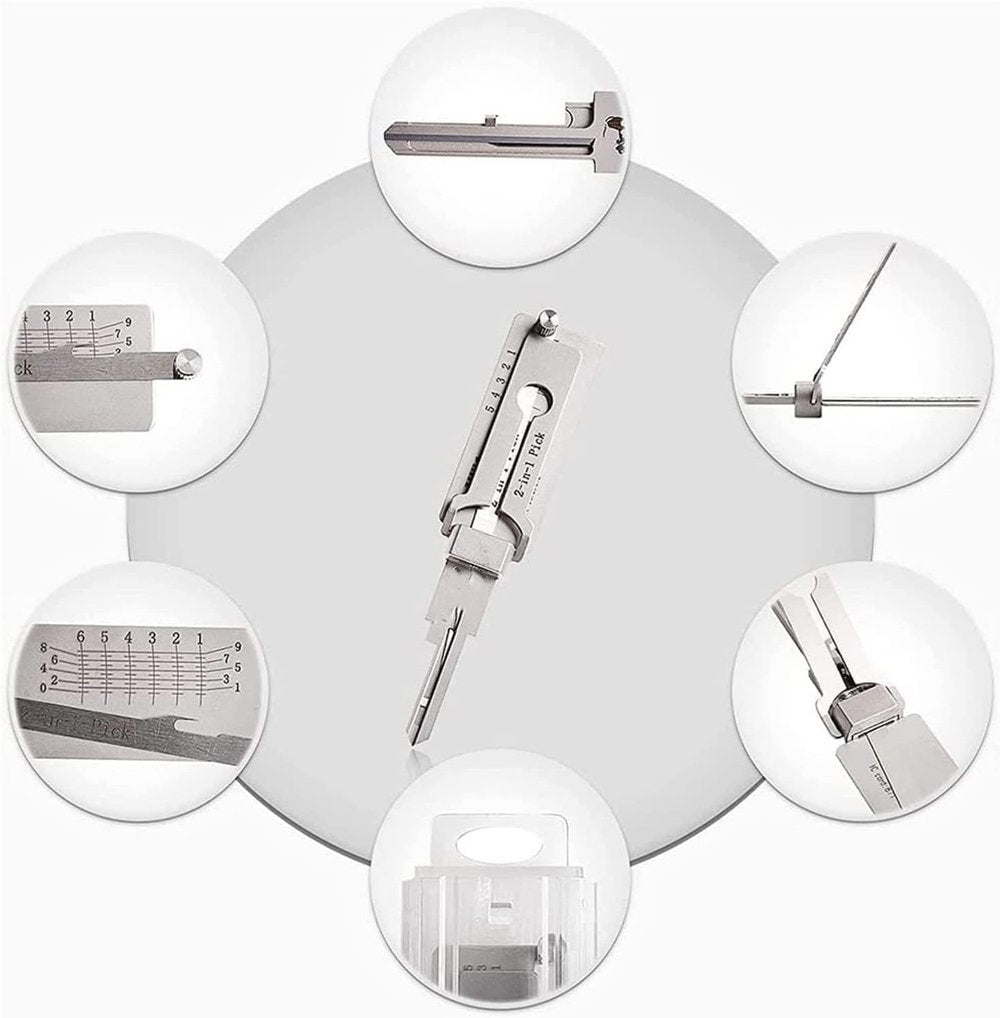 Roestvrijstalen Lockpickset