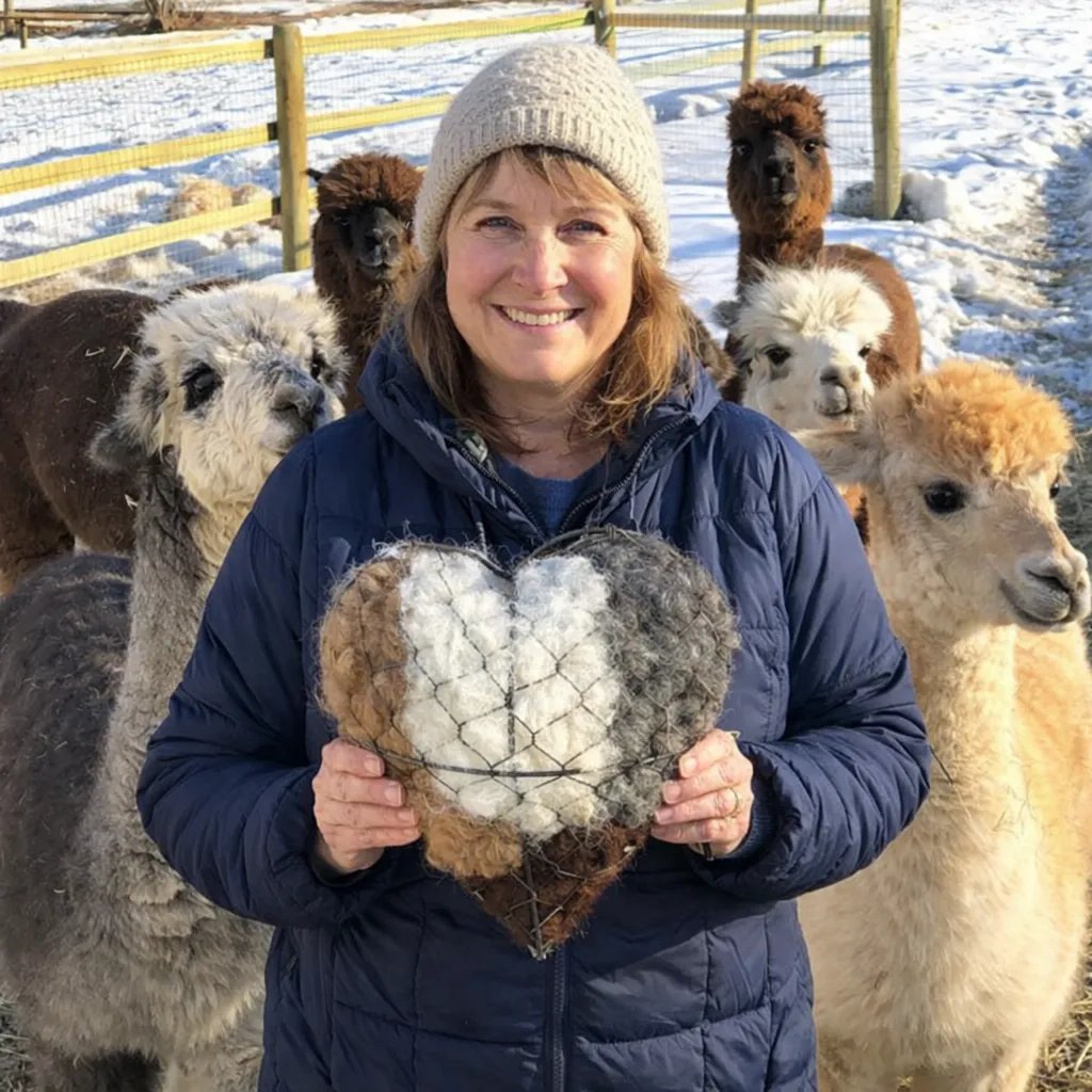 🕊️ Handgemaakt alpacawol vogelnest bekleding