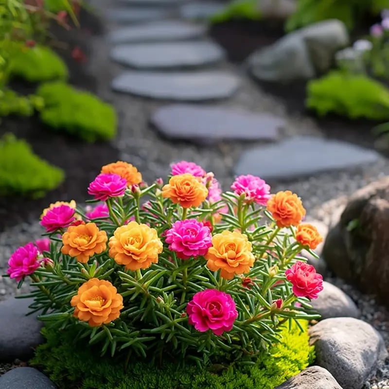 🌸Mosroos Zadenmix (1000 stuks) – 🌿Postelein / Zonneroosjes