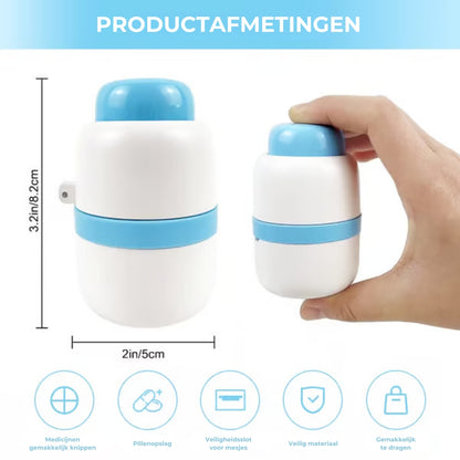 Draagbare Pillensnijder