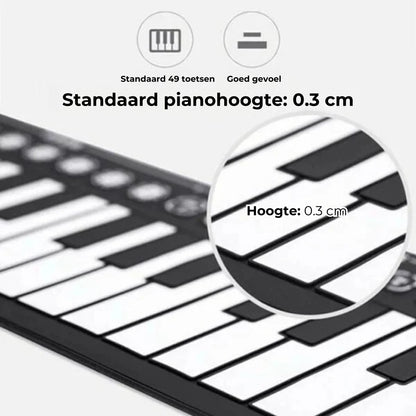 Draagbare Piano - Oprolbaar