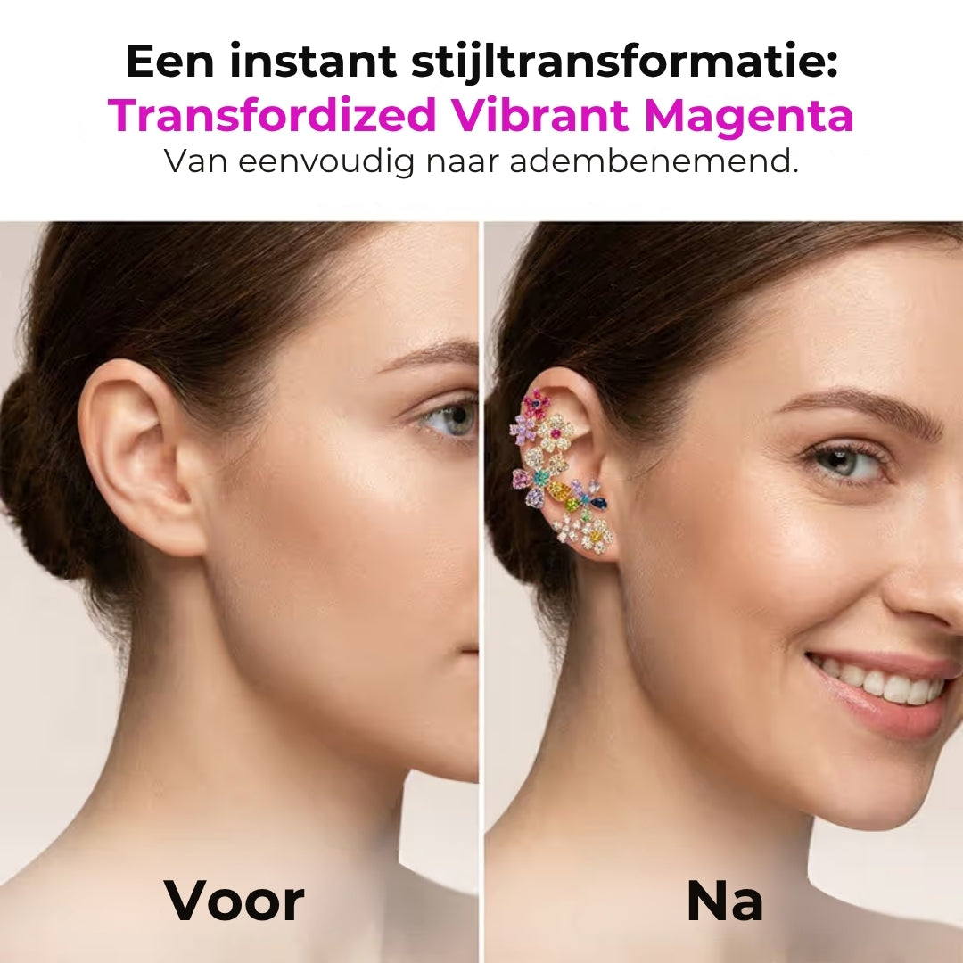 Bloemvormige Oorbellen - 2 Stuks