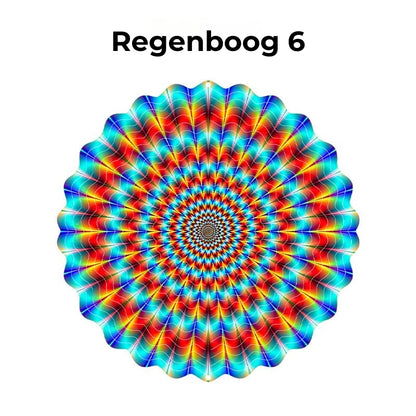 Hangende Windvanger Mandala-3D-effect