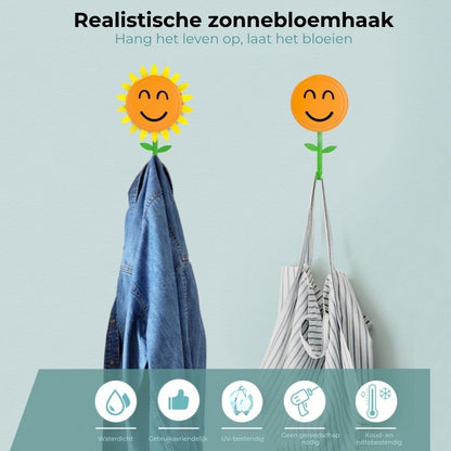 Vrolijke zonnebloem-plakhaak