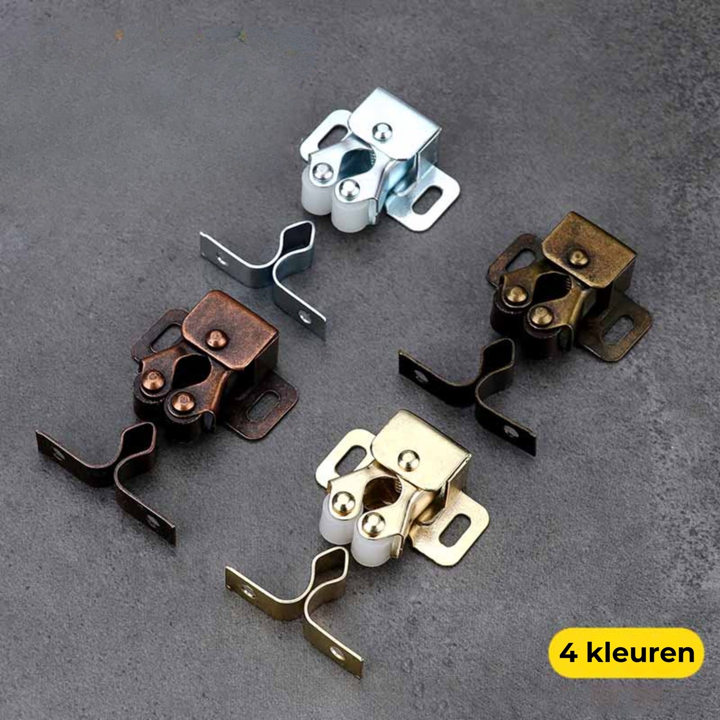 Dubbele Rolvergrendeling - 4 Stuks