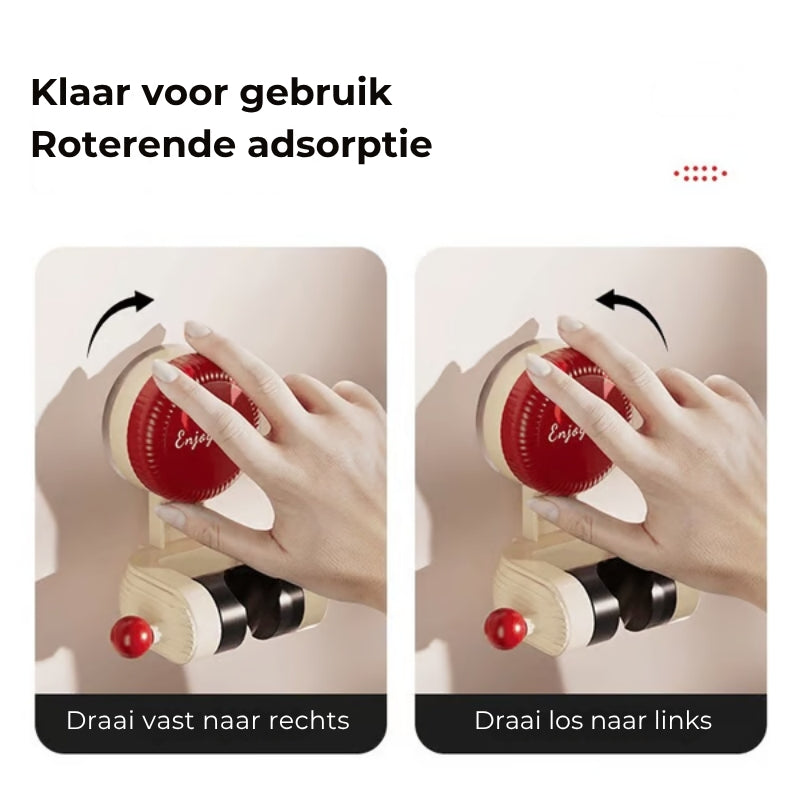 Verstelbare Douchekop-houder Met Zuignap