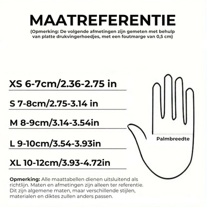 Snijbestendige Nitril Wegwerphandschoenen - 20 Stuks