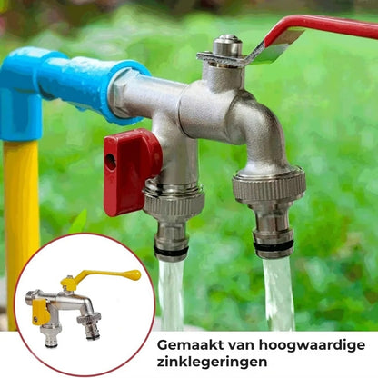 Twee-Weg Tuinkraan - 2 Uitgangen