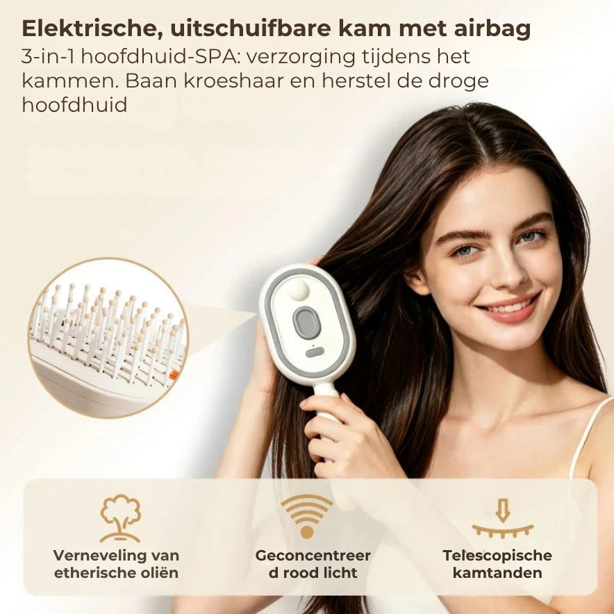 3-in-1 Hoofdhuid Spaborstel