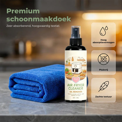 2-in-1 Reinigings- en Ontvettingsspray voor Airfryers