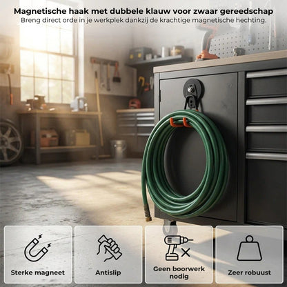 Magnetische Haak met Dubbele Klauw voor Zwaar Gebruik