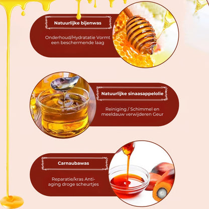 Natuurlijke Bijenwas Houtconditioner