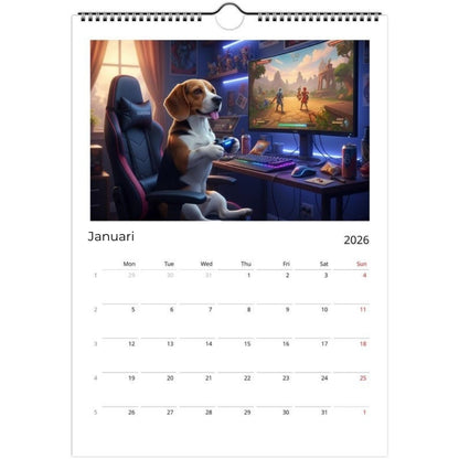 Beagle-hond Kalender 2026 - Dagelijkse activiteiten