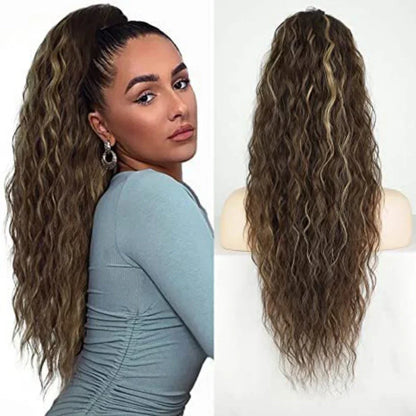 50cm Krullende, Golvende Frizz-Haarextensions