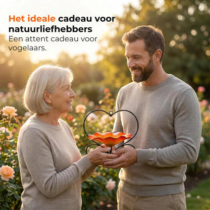 Hangend Vogelvoederbakje met Bloemmotief