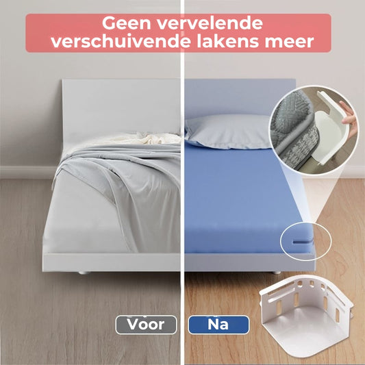 Lakenhouders (4st) - Houd lakens stevig op hun plaats