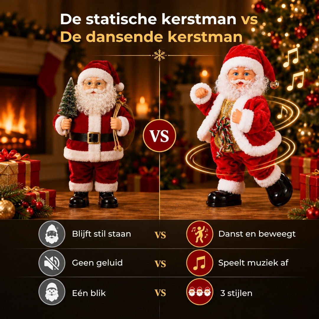 Dansende Kerstman met Muziek
