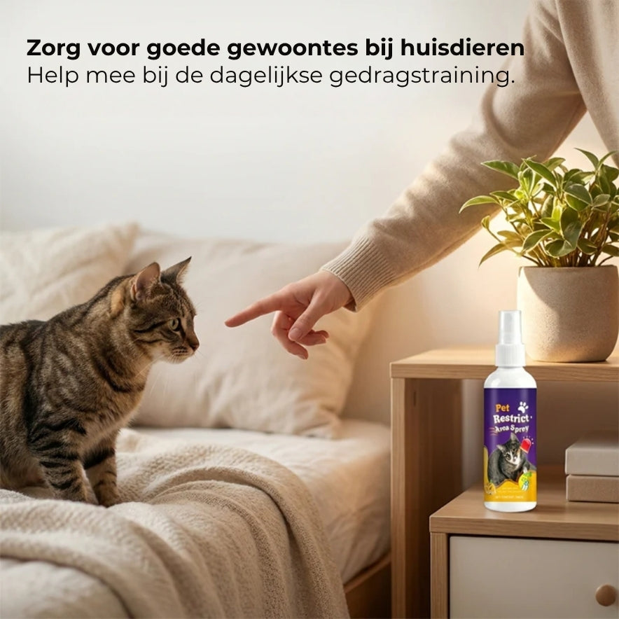 Huisdier Afweerspray – Natuurlijk & Veilig voor Verboden Zones in Huis & Tuin
