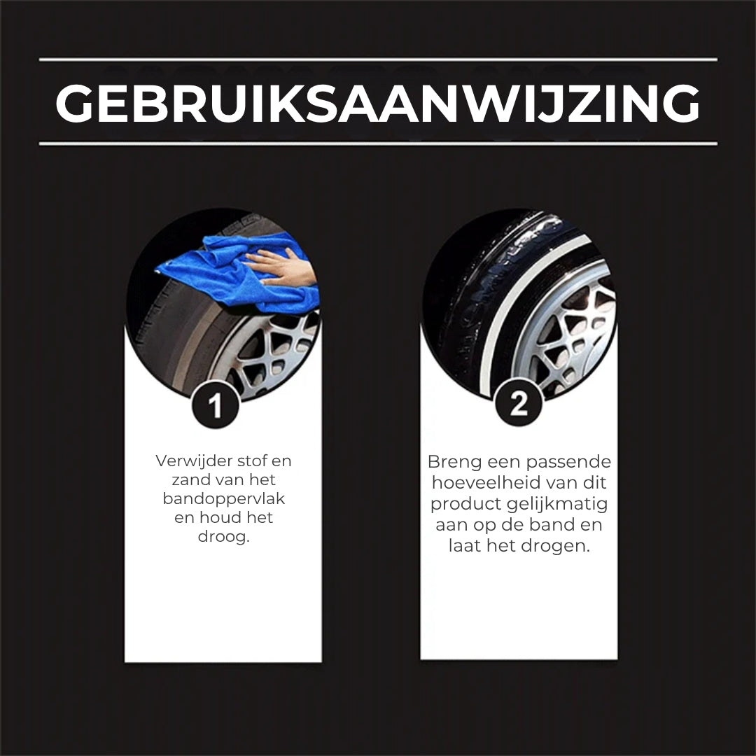 Onderhoudscrème voor Autobanden