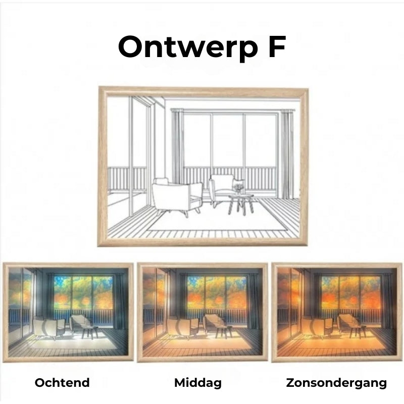 LED Creatieve Portret Wandversiering