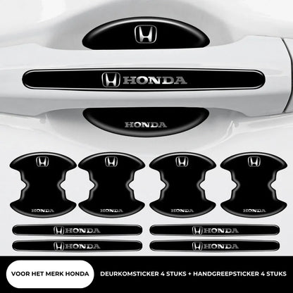 Auto Deurkom Beschermer + Anti-Kras Sticker - 4 Stuks