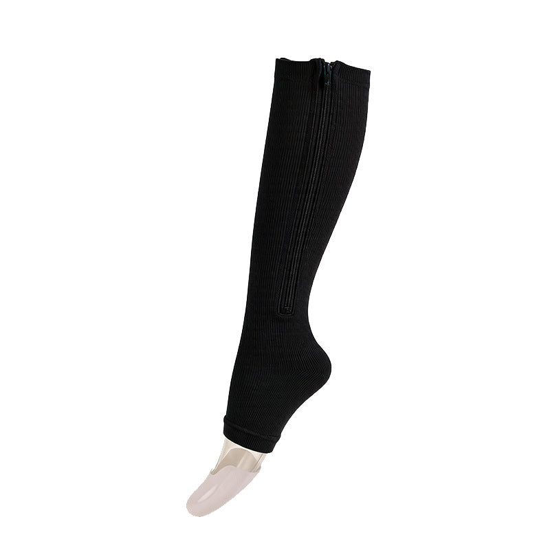 Compressiekousen met ritssluiting voor gemakkelijk aantrekken