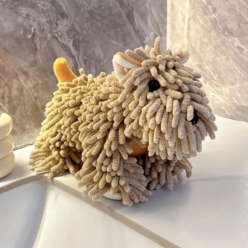Schattige hond microvezel drooghanddoek