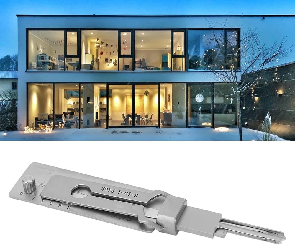 Roestvrijstalen Lockpickset
