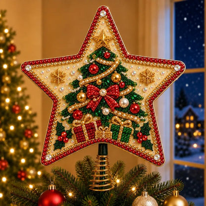 DIY Kerstboompiek Kit - Parel-en Diamantkunst