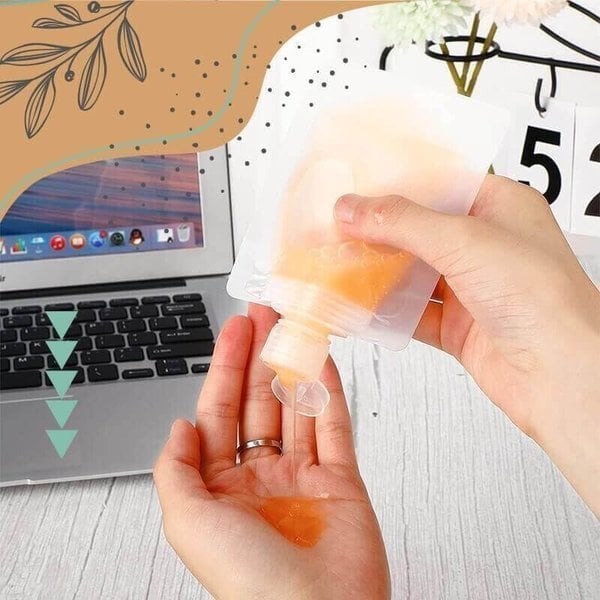 Herbruikbare Cosmetische Reiszakjes - 10 Stuks