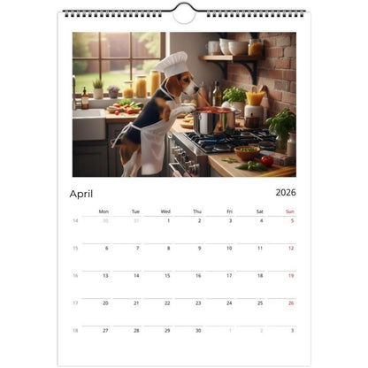 Beagle-hond Kalender 2026 - Dagelijkse activiteiten