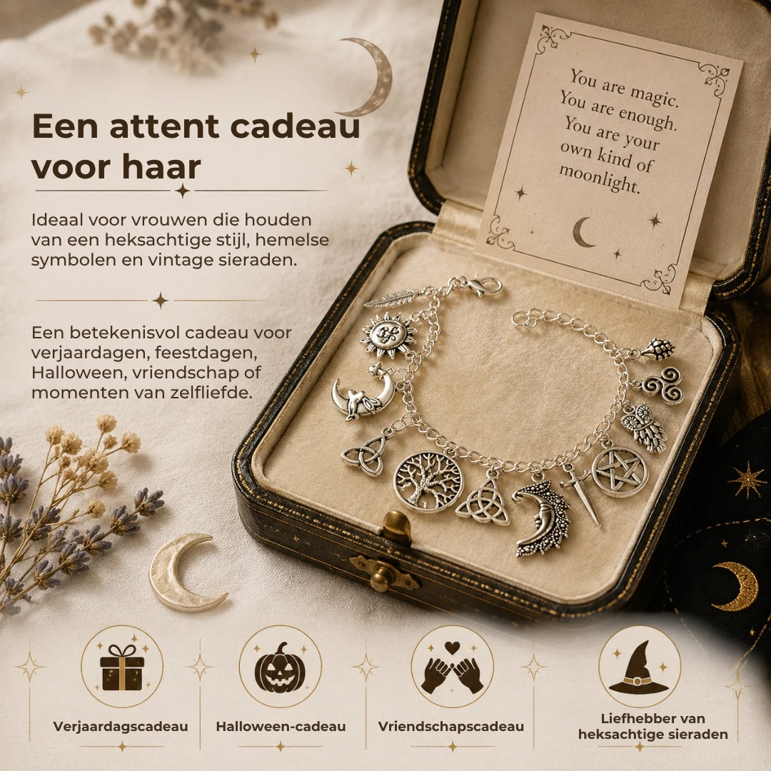 Symbolische Armband met Bedeltjes