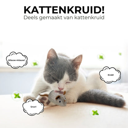 🐭 Interactief, bewegend muisspeeltuig voor katten