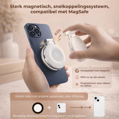 Magnetische Ringlamp met Ingebouwde Spiegel