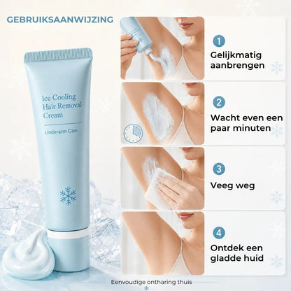 Aromatische Ontharingscrème Met Ijssensatie-Technologie
