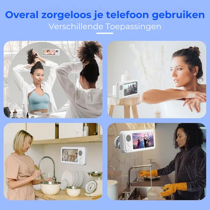 Waterdichte Telefoonhouder met Luidspreker