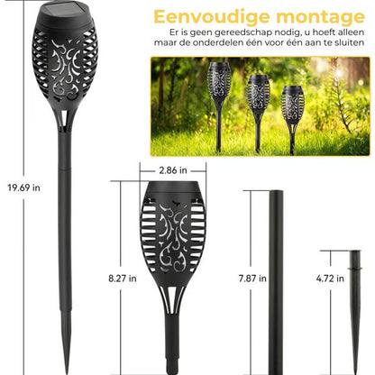 Vlamontwerp Tuinlamp op Zonne-Energie