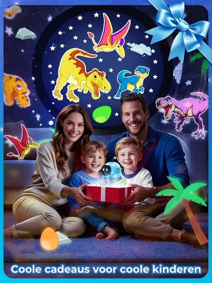 Lichtprojectorlamp robotauto voor kinderen ✨