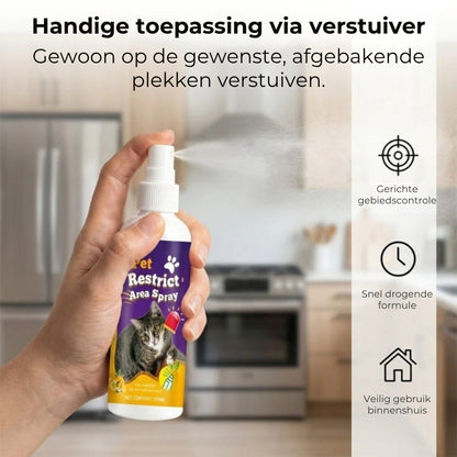 Huisdier Afweerspray – Natuurlijk & Veilig voor Verboden Zones in Huis & Tuin
