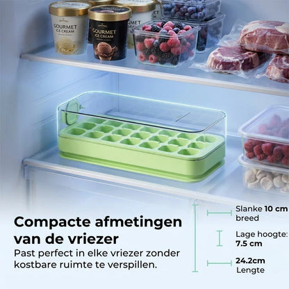 Afgesloten Ijsblokjesvorm met Deksel