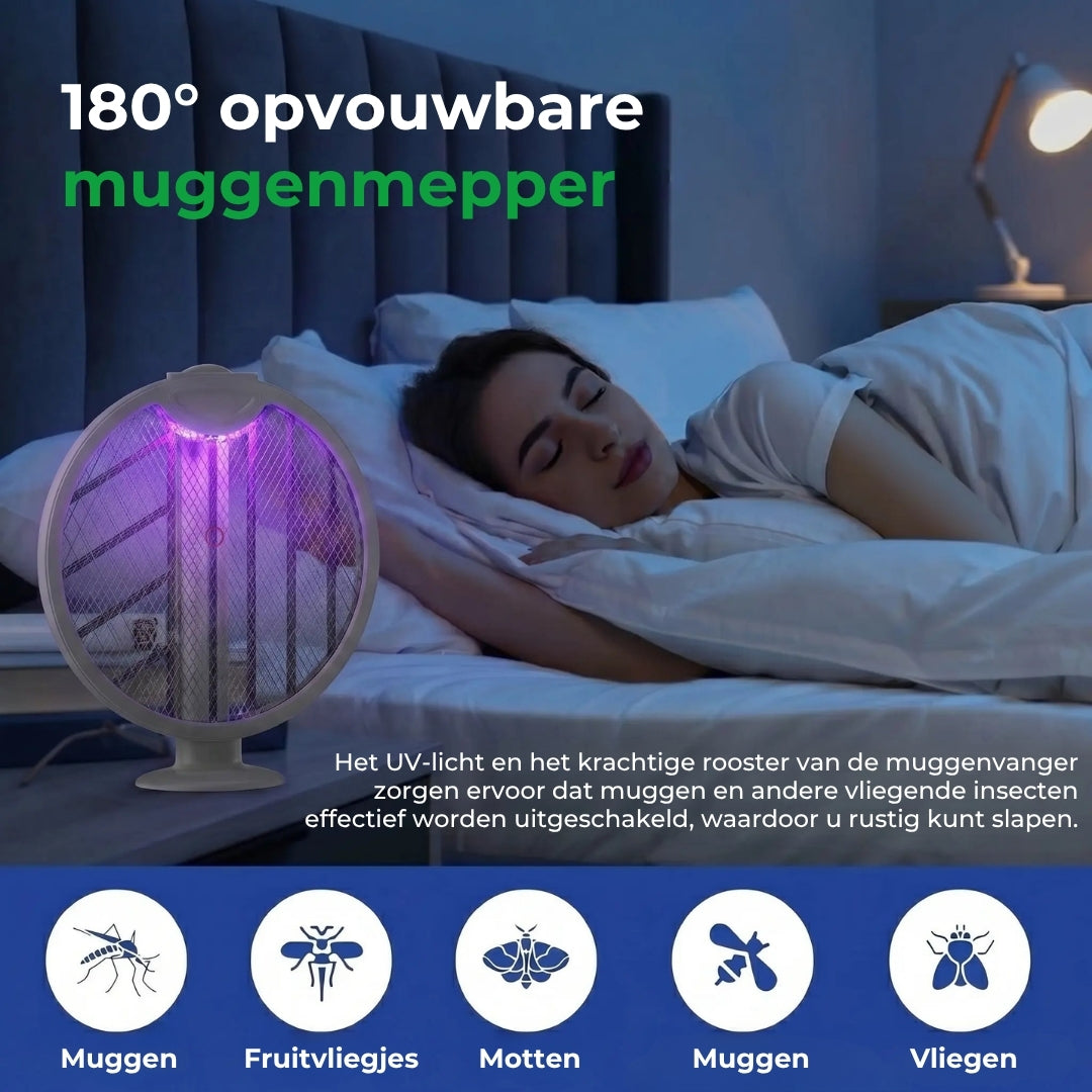 Opvouwbare Elektrische Vliegenmepper