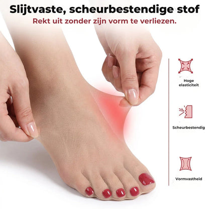 Doorschijnende Kousen met Kunstnagels - 1 Paar