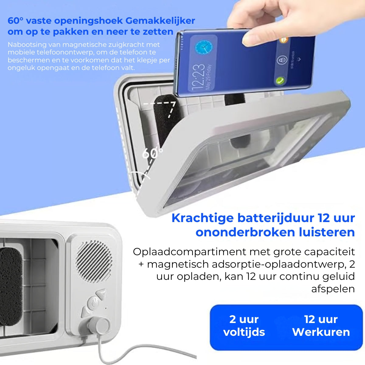 Waterdichte Telefoonhouder met Luidspreker