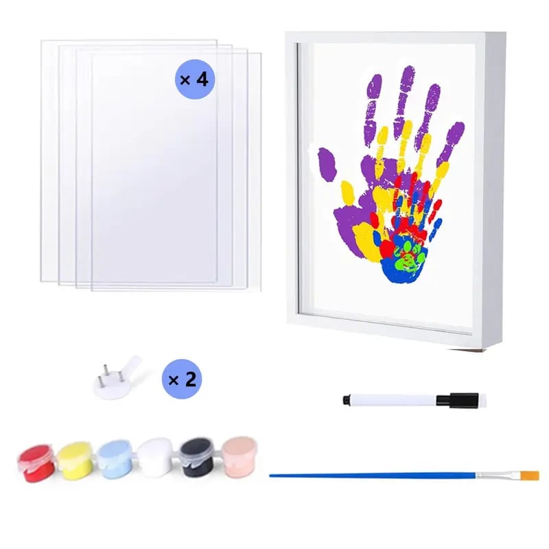 DIY Handafdruk Kunstwerk