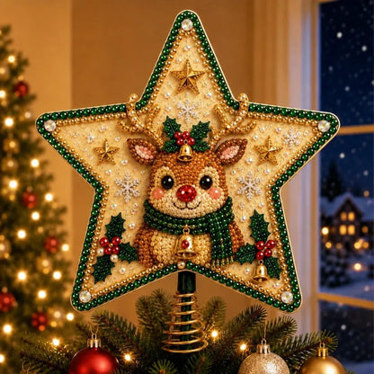 DIY Kerstboompiek Kit - Parel-en Diamantkunst
