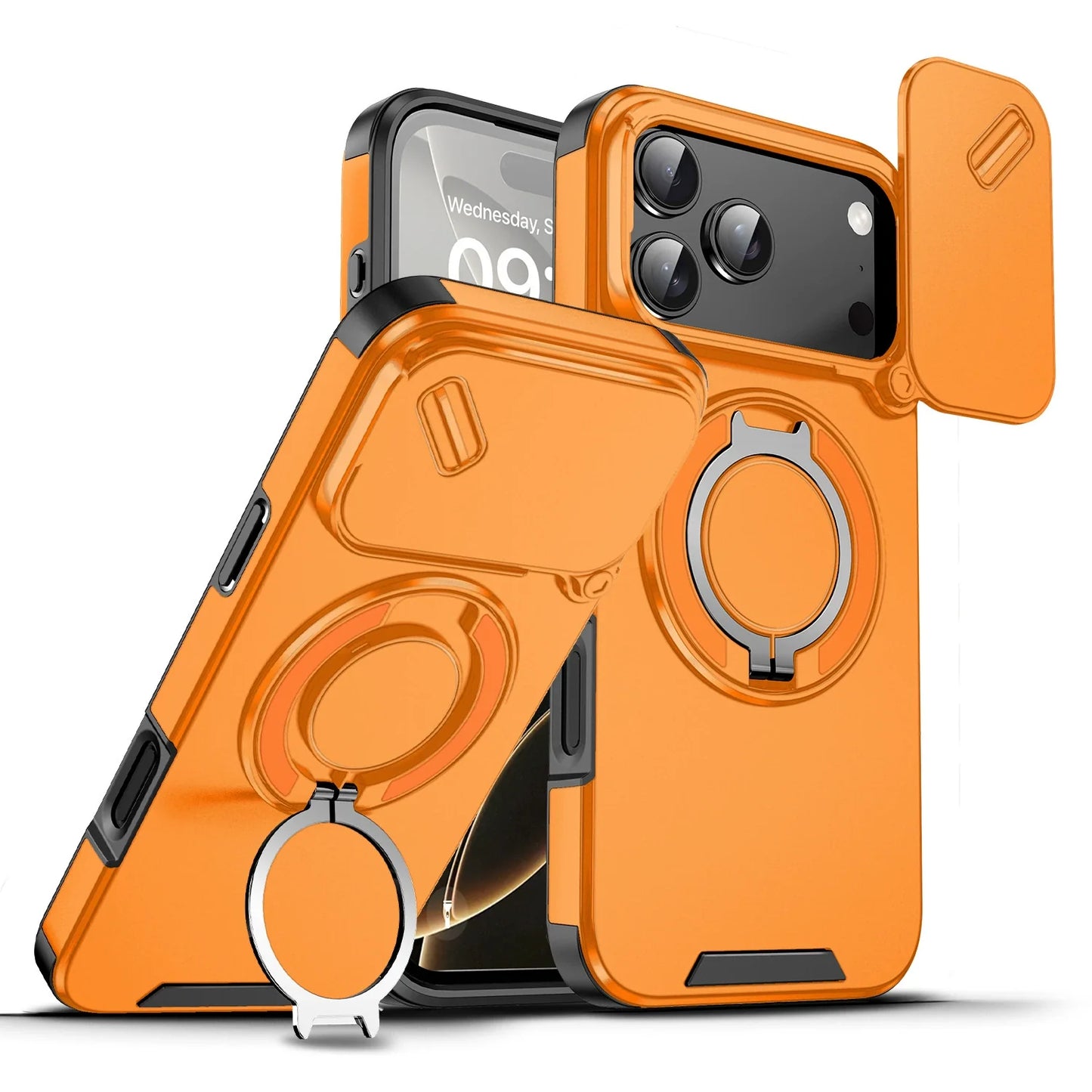 Magnetisch iPhone Hoesje met Ringstandaard
